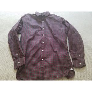 J. Crew Men's Dress Plaid  Shirt